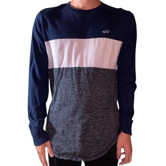 Men’s Hollister Long Sleeve Crew Neck Tee Shirt - Picture 1 of 6